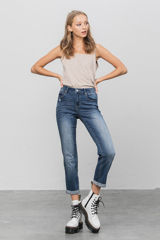 Slim Boyfriend Jeans