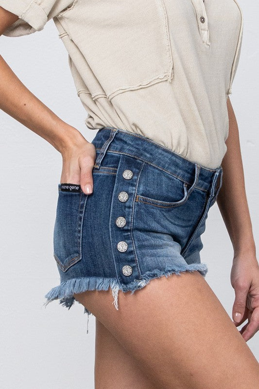 High Stretch Mid Rise Shorts