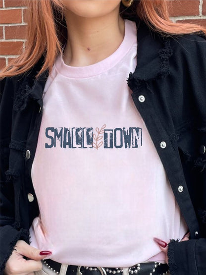 Stamped Small Town Tee