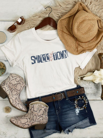 Stamped Small Town Tee