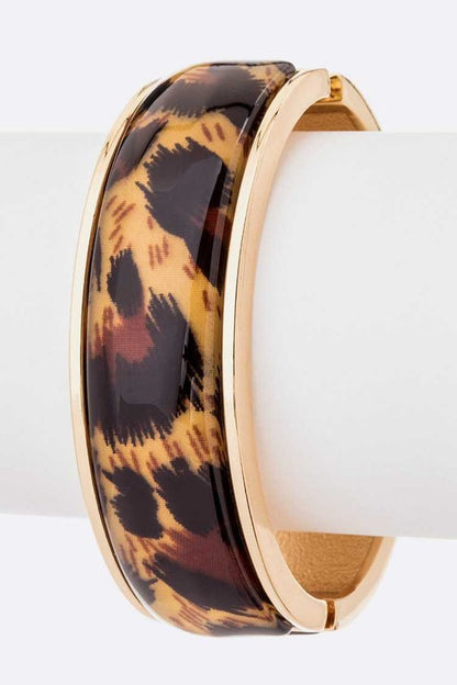 Iconic Glass Hinged Bangle