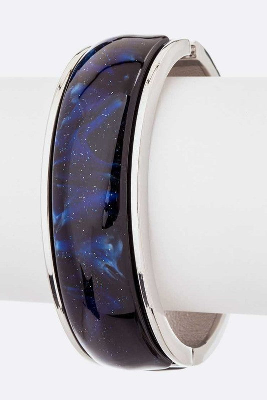 Iconic Glass Hinged Bangle