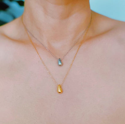 Mini Teardrop Pendant Necklace