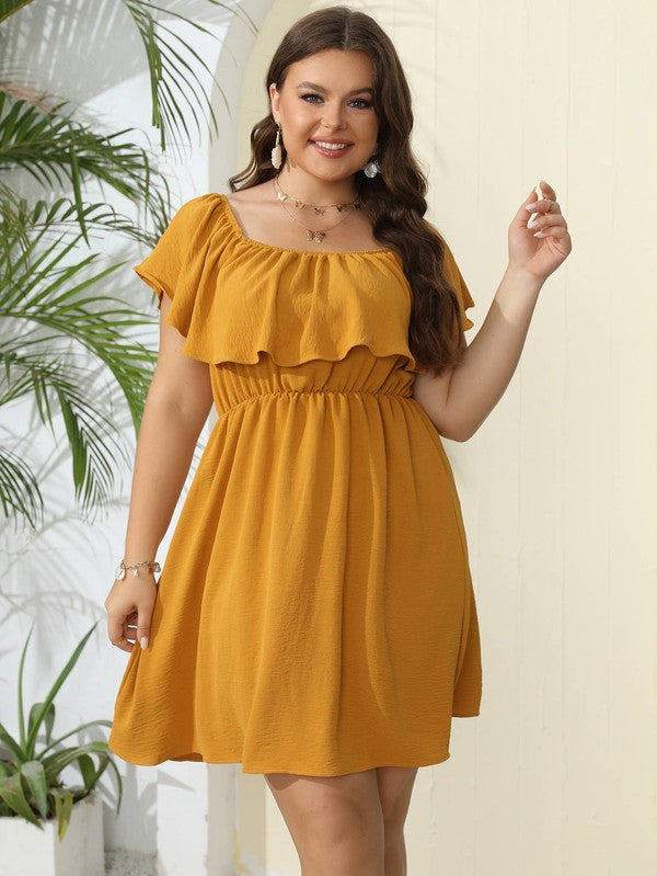 Women's Plus Size Off Shoulder Dress