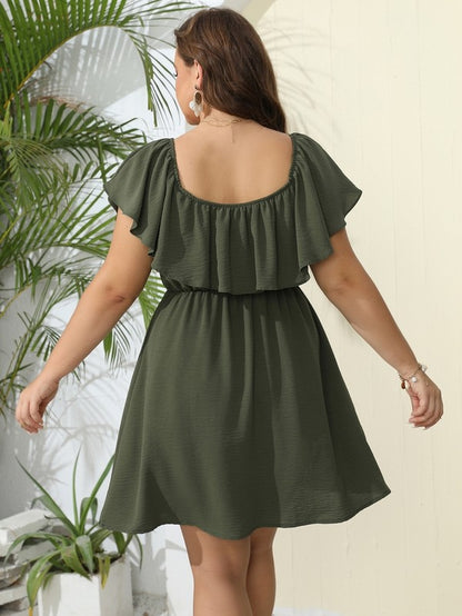 Women's Plus Size Off Shoulder Dress