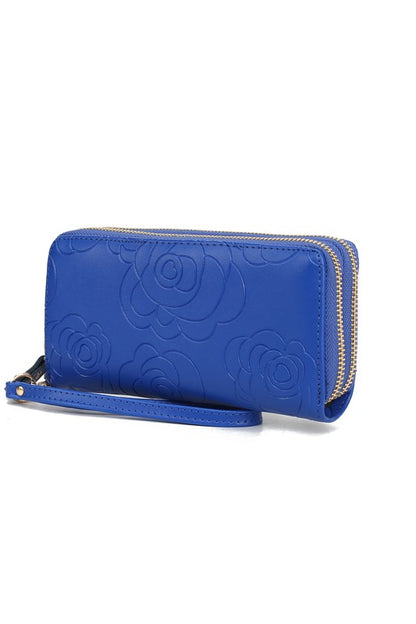 MKF Ellie Genuine Leather Flower Wallet by Mia K