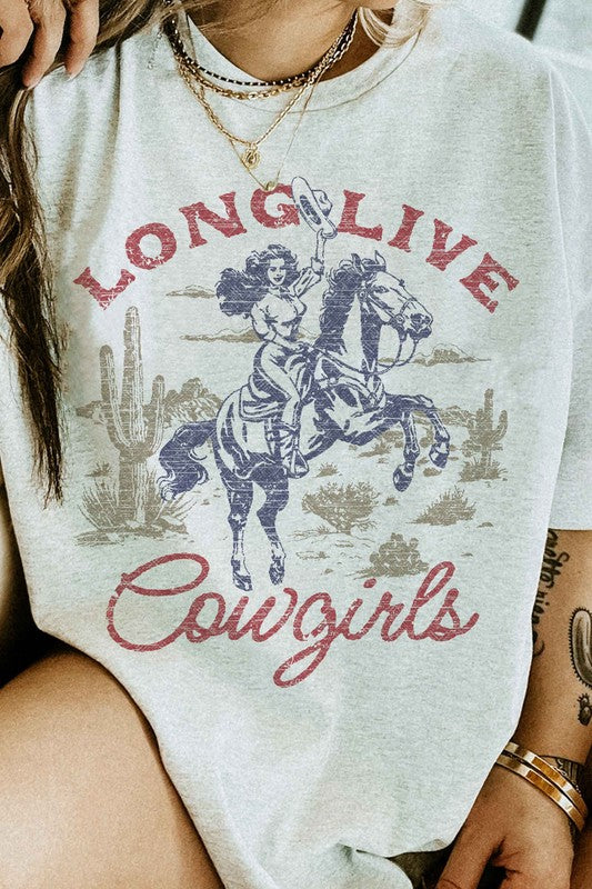 LONG LIVE COWGIRLS GRAPHIC TEE