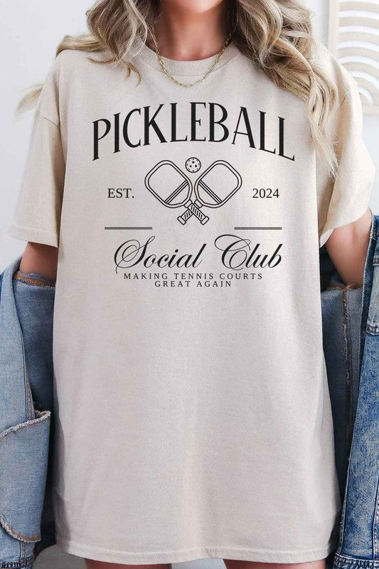 PICKLEBALL SOCIAL CLUB GRAPHIC TEE