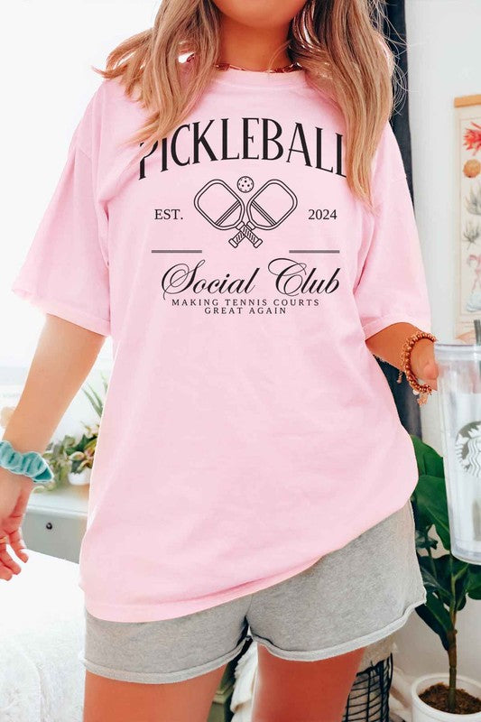 PICKLEBALL SOCIAL CLUB GRAPHIC TEE