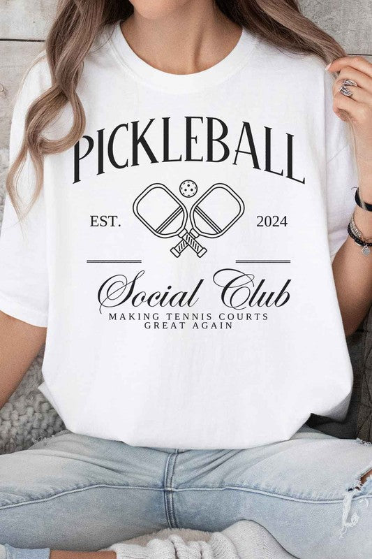 PICKLEBALL SOCIAL CLUB GRAPHIC TEE