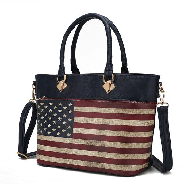 MKF Lilian Women's FLAG Tote Bag by Mia K