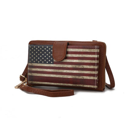 MKF Kiara Wallet FLAG Crossbody Bag by Mia K