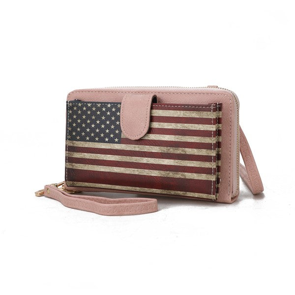 MKF Kiara Wallet FLAG Crossbody Bag by Mia K