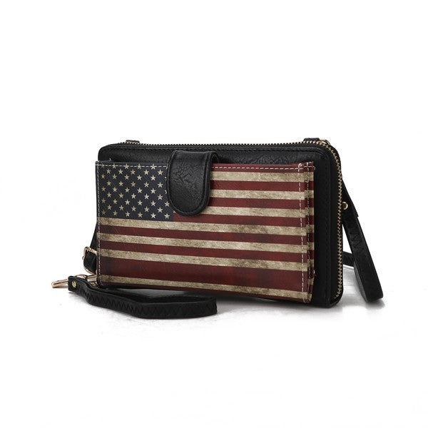 MKF Kiara Wallet FLAG Crossbody Bag by Mia K