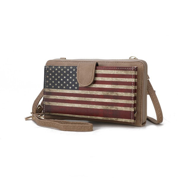 MKF Kiara Wallet FLAG Crossbody Bag by Mia K