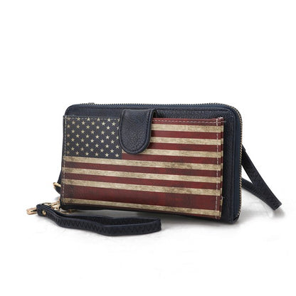 MKF Kiara Wallet FLAG Crossbody Bag by Mia K