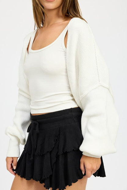 OVERSIZED SHRUG CARDIGAN