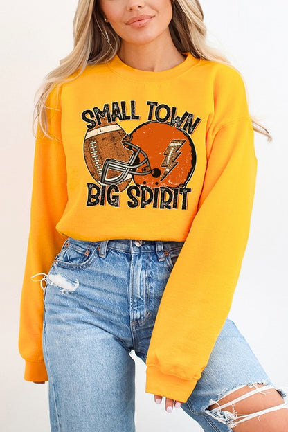 Gameday Orange Helmet Big Spirit Sweatshirt