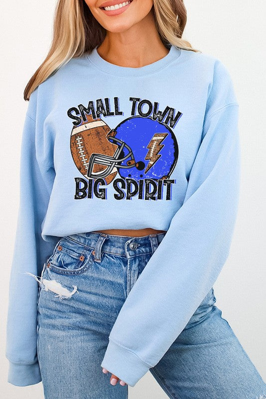 Gameday Blue Helmet Big Spirit Sweatshirt