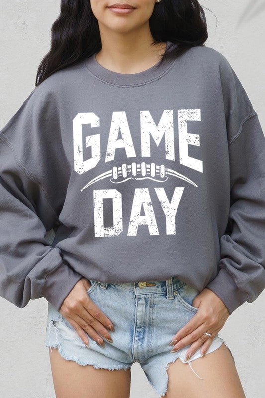 Game Day Football Graphic Fleece Sweatshirts