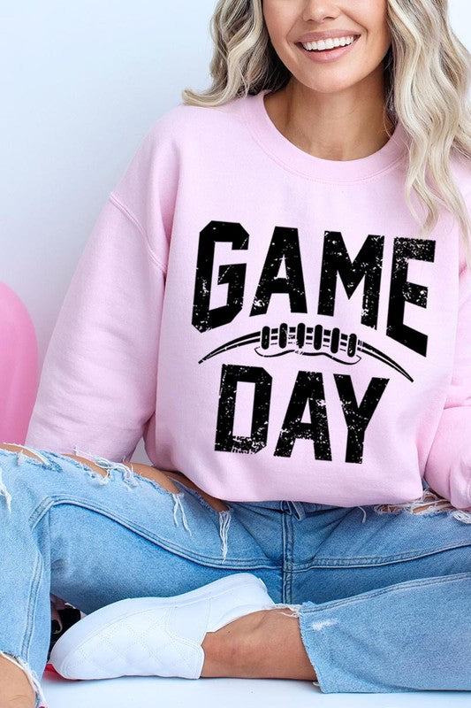 Game Day Football Graphic Fleece Sweatshirts