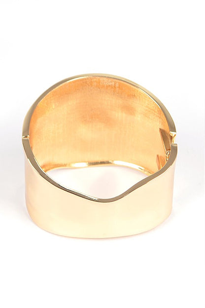 Iconic Statement Spring Hinge Bangle