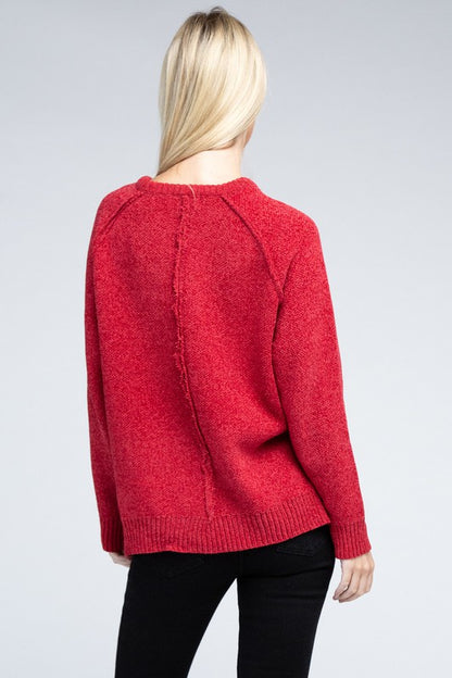 Raglan Chenille Sweater