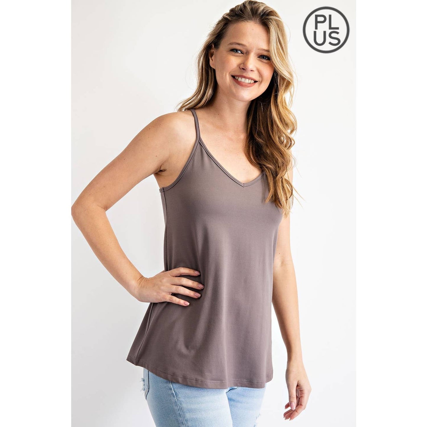 Plus Size Butter Camisole Tank Top