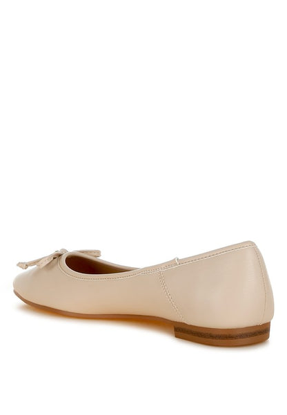 Enchanted Faux Leather Casual Ballerinas