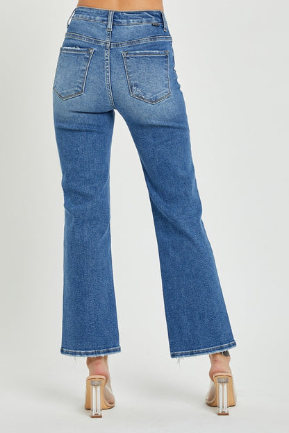 RISEN High Rise Straight Jeans