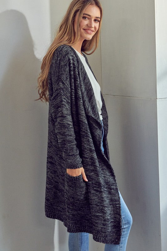 CHUNKY SWEATER KNIT CARDIGAN