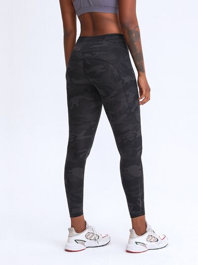 Double Take Wide Waistband Leggings with Pockets