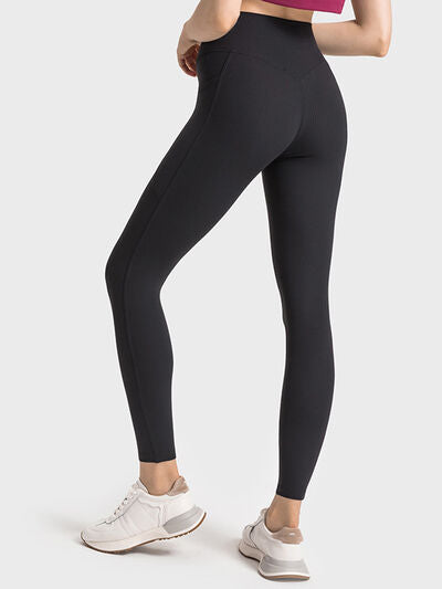 Double Take Wide Waistband Leggings